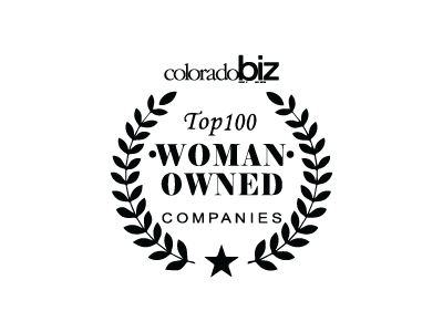 Top 100 Woman Owned Companies LogoB&W