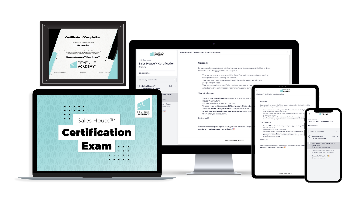 Sales House™ Certification Exam Graphic