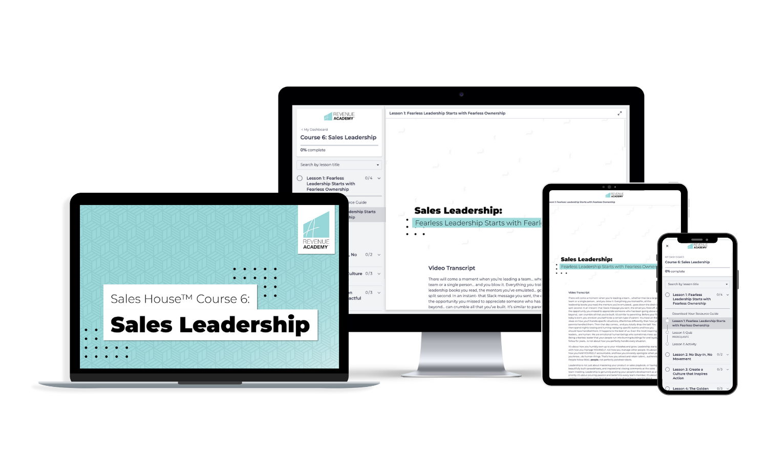 Sales House™ Course 6 Sales Leadership